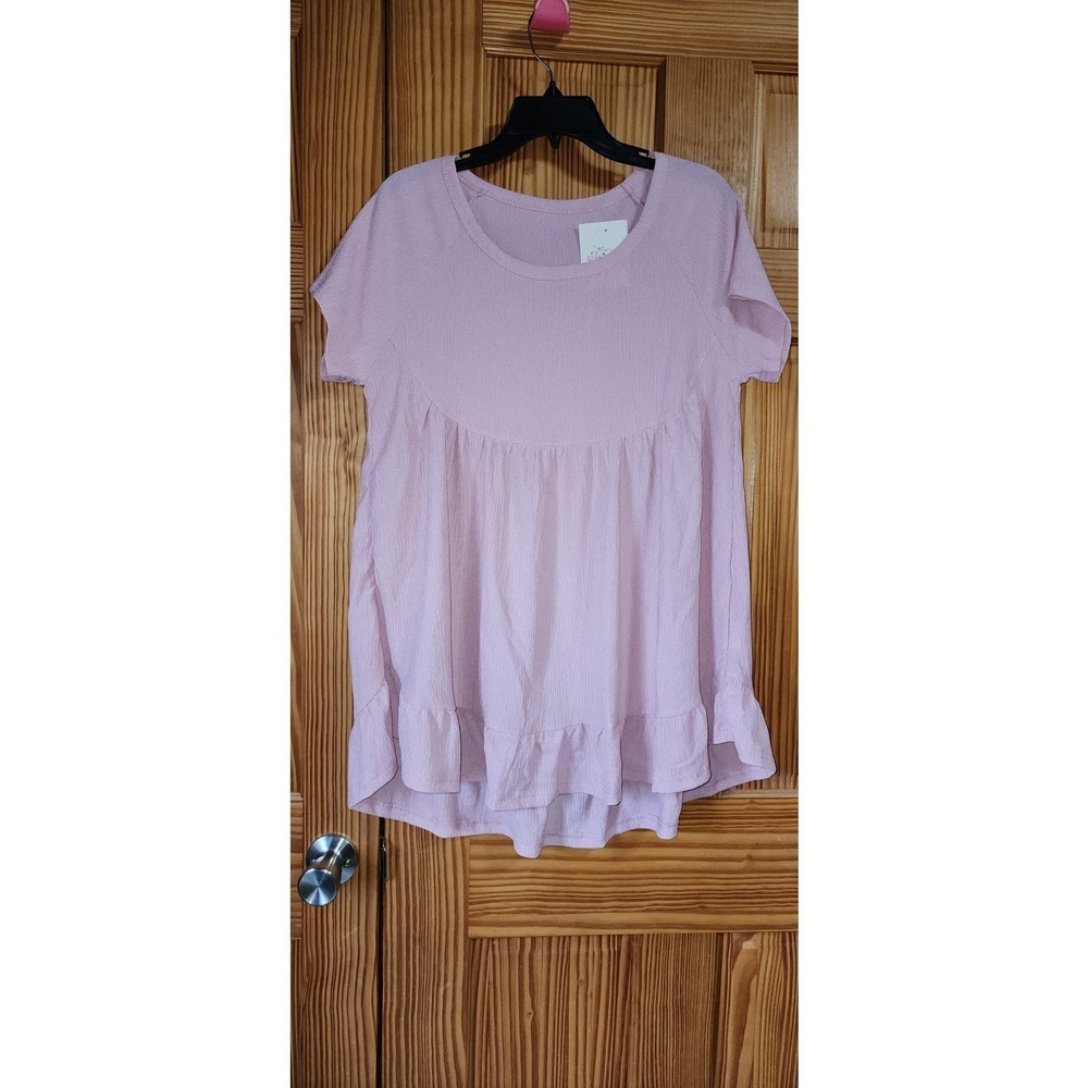 Cute baby pink top size large